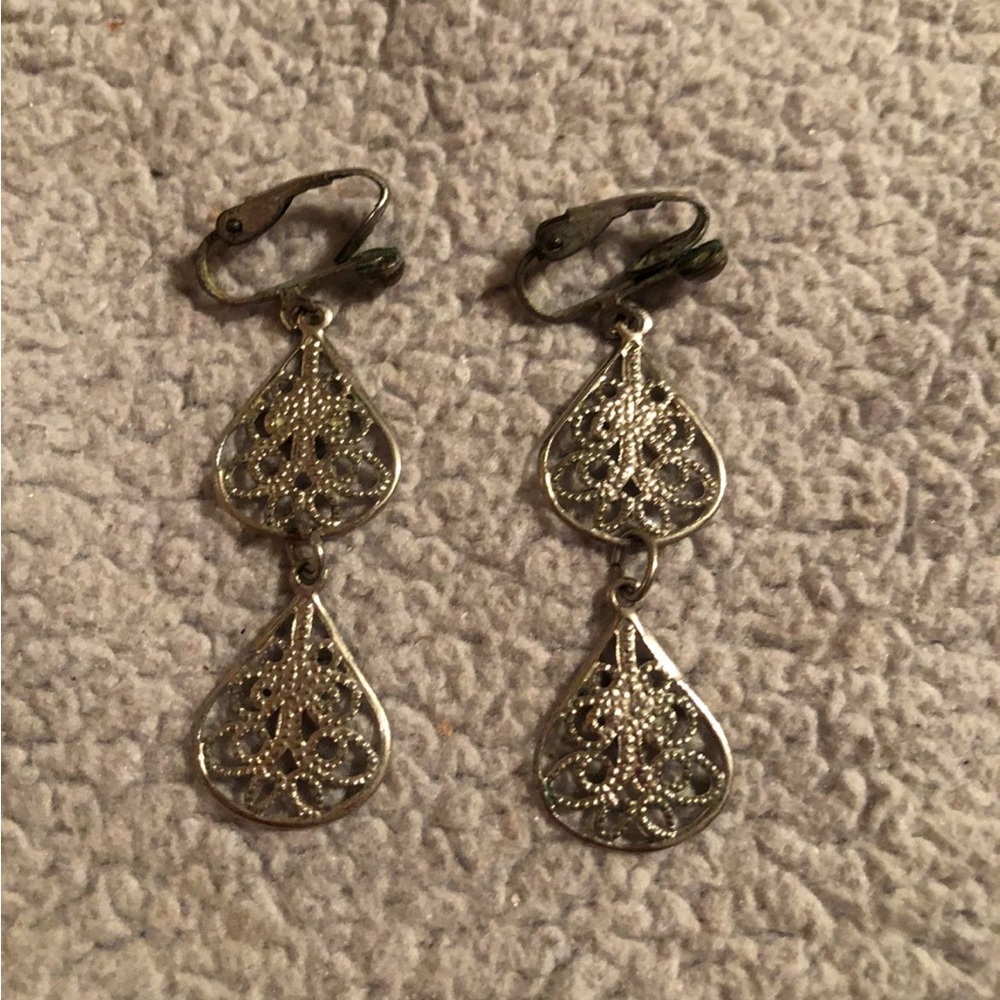Elegant Silver Dangle Earrings
